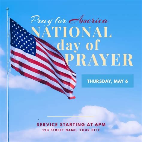 National Day Of Prayer Social Graphic In 2021 Memorial Day Memories