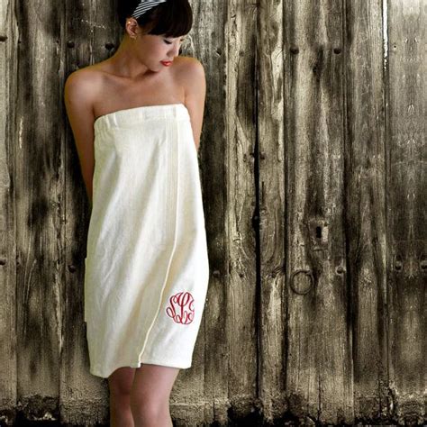 Monogram Towel Wraps Personalized Spa Wraps Monogrammed Spa Wraps Bridesmaid Wrap Towel Wrap