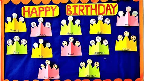 Birthday Bulletin Board Ideas For Class Roomsbirthday Chart Ideas For