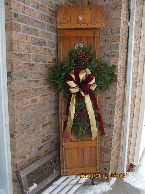 I would add and take away some stuff but i like the old sled used as a decoration. Pin on For the Home