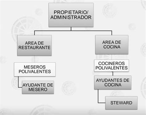 Organigrama de un Restaurante Ejemplos Básico y restaurante de lujo