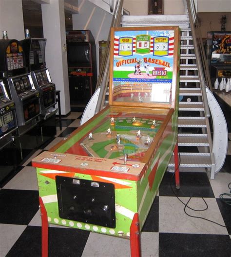 Deluxe Official Baseball Pinball Machine Williams 1960 Image