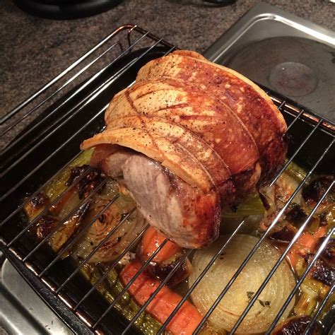 A great dish for a party or big meal, or freeze the pulled pork in batches. Roast pork leg crackling joint with cider gravy | Dave's ...