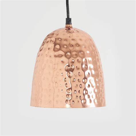 Hammered Copper Pendant Light By Horsfall And Wright