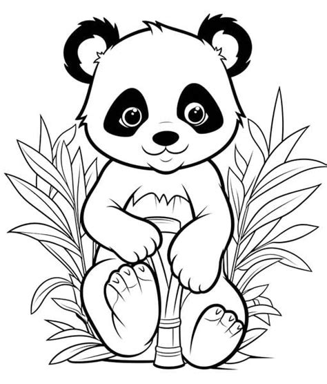 Free Printable Pandas Coloring Pages List