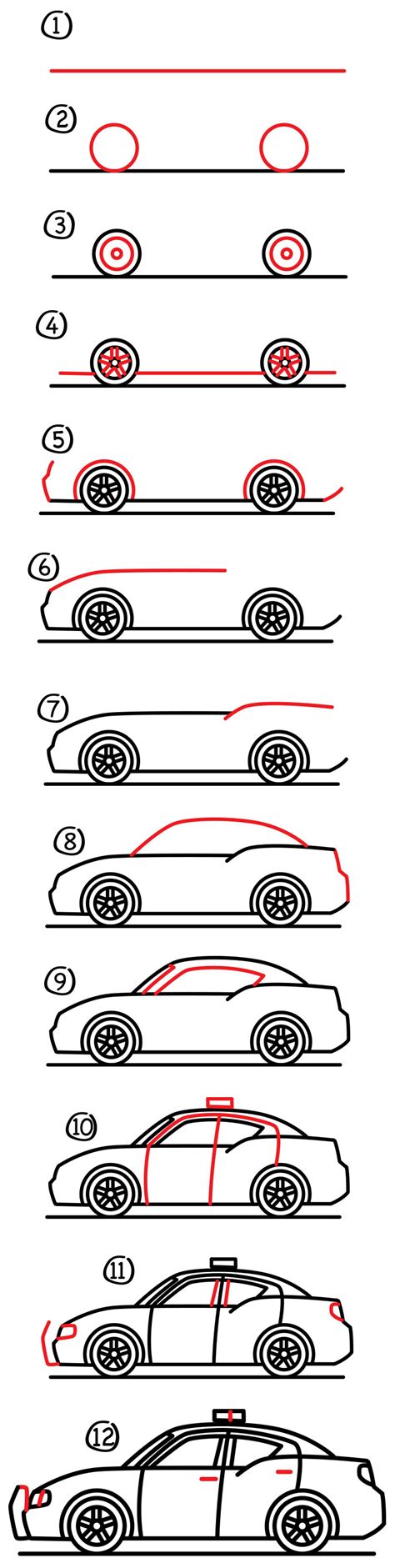 Drawing cars requires a lot of inspiration and investment of time especially when you want to draw a cool one. How To Draw A Police Car (Art Club Members) - Art For Kids ...