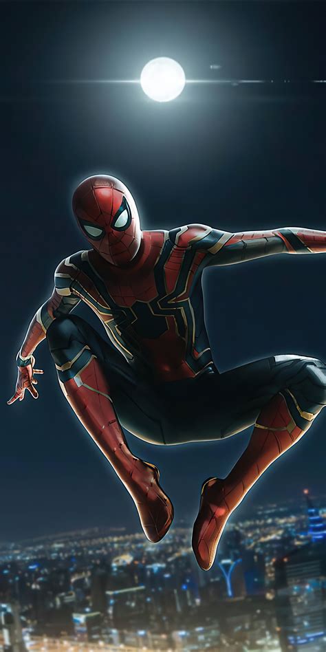 1080x2160 Spiderman Iron Suit 4k One Plus 5thonor 7xhonor View 10lg