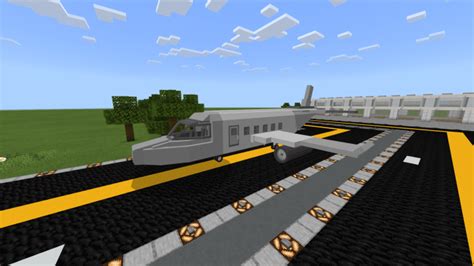 Mcpebedrock Commercial Airliner Airplane Addon Minecraft Addons