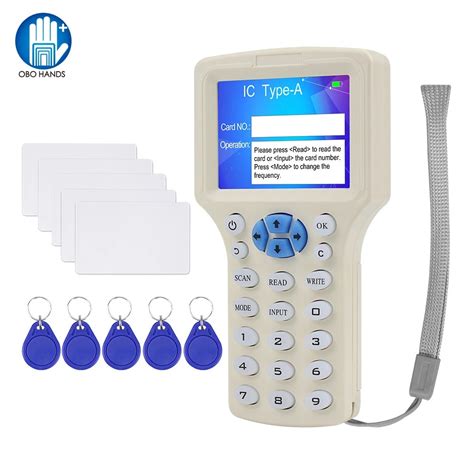 RFID Card Duplicator Reader Writer ID IC Copier 13 56MHz 125KHz Cloner