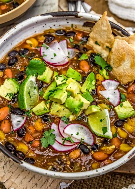 Say hello to these golden potatoes of pure happiness! Easy Vegan Mexican Posole - Monkey and Me Kitchen ...