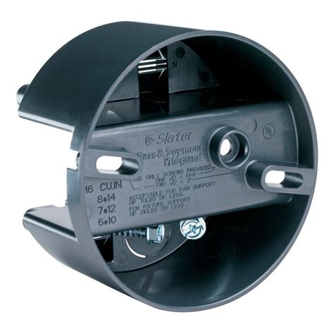 Driven by a powerful motor, the fan creates. Legrand Pass & Seymour Slater New Work Plastic 4 In. Round ...