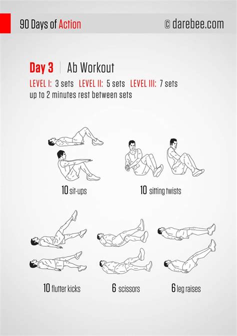 90 Days Of Action Amazing Ab Workouts Daily Workout Darebee