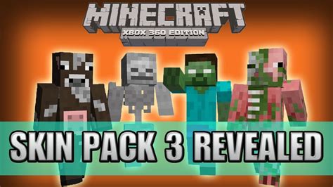 Minecraft Xbox 360 Skin Pack 3 Screenshots Revealed 18 News Youtube
