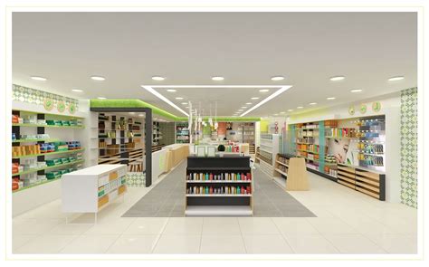 PHARMACY DESIGN- CONCEPT STORE, Green Apple Pharmacy on Behance