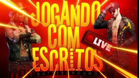 50 players parachute onto a remote island, every man for himself. LIVE ON - FREE FIRE AO VIVO - Jogando com os inscritos ...