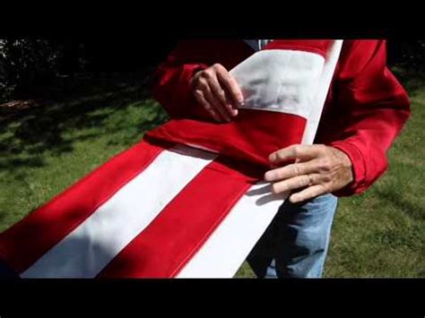 The Proper Way To Fold An American Flag Video