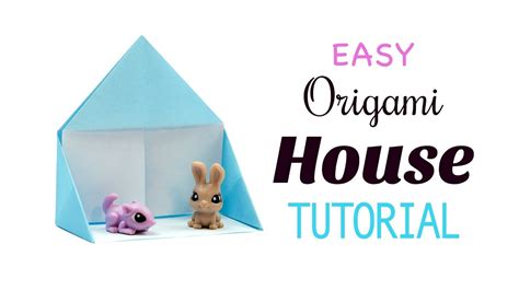 Easy Origami House Tutorial - DIY - Paper Kawaii - YouTube