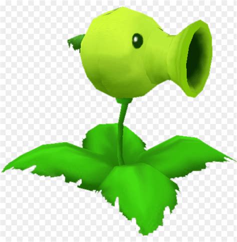 3d Peashooter Plants Vs Zombies  Png Image With Transparent