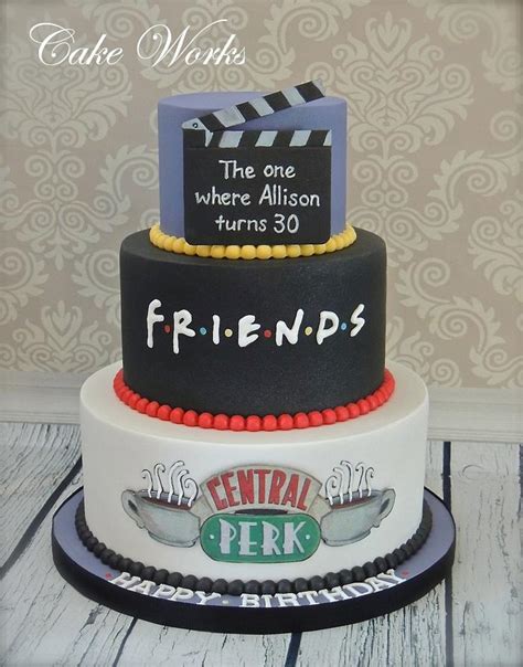Friends Themed 30th Birthday Cake Decorated Cake By Cakesdecor