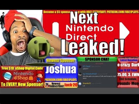 Nintendo switch gamers may soon be treated to a nintendo direct for september 2019. Next Nintendo Direct Leak - YouTube