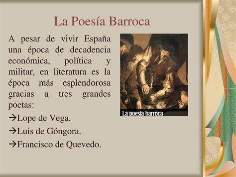 Ppt La Poesía Barroca Powerpoint Presentation Free Download Id4579476
