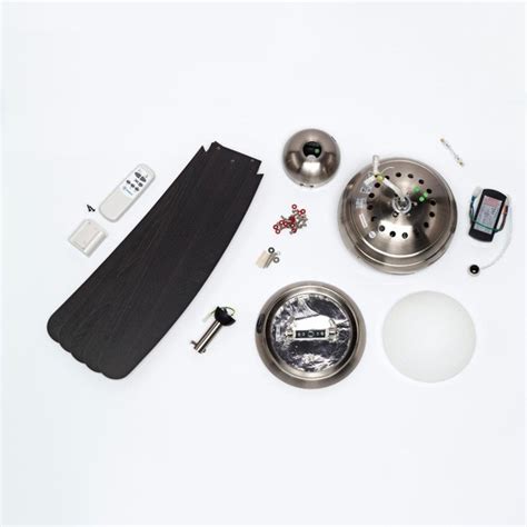 Low profile ceiling fan with light adds sleek style and comfort to any small room. Westinghouse Bendan 52" Satin Chrome Ceiling Fan (72557 ...