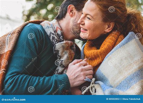 Cute Loving Couple Expressing Their Feelings Stock Image Image Of
