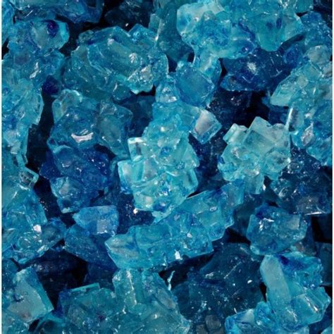 Blue Raspberry Rock Candy Crystals On Strings 1 Lb Nuts N More