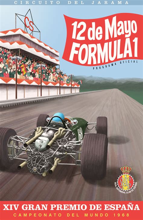 F1 posters at totalposter for famous drivers, cars, races and teams. 1968 Spanish grand prix https://plus.google.com ...