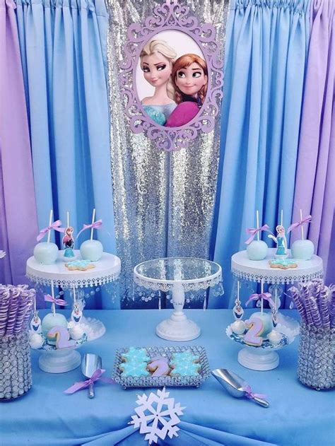 Frozen Disney Birthday Party Ideas Photo 1 Of 12 Frozen Themed