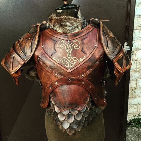 Viking Leather Armor Complete Set Reenactment Larp Made On Etsy