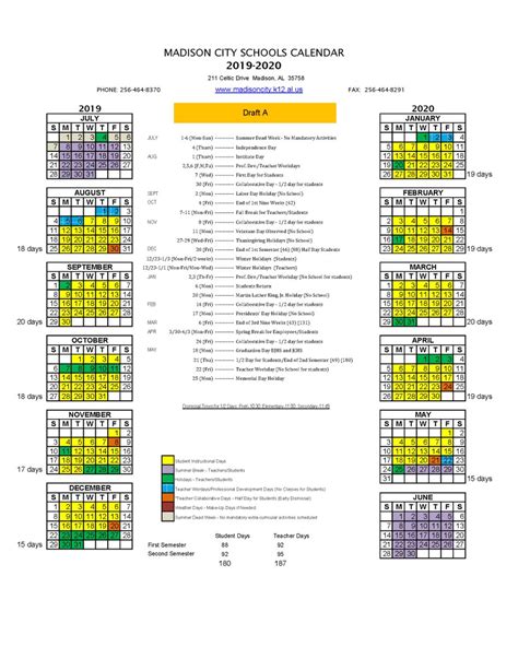 Madison County Schools Ms Calendar 2024