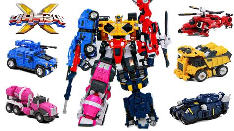 miniforce x penta x bot pentatron 5 in 1 combine tranformers robot toys youtube