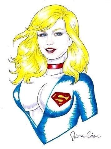 Supergirl Reimagined Melissa Benoist Fan Art In Comic Art Comic