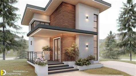 Elegant Small House Design 55m X 65m With 2 Bedroom