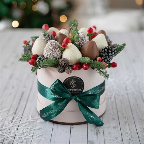Christmas Ts Chocolate Strawberries Winter Magic Berryccino