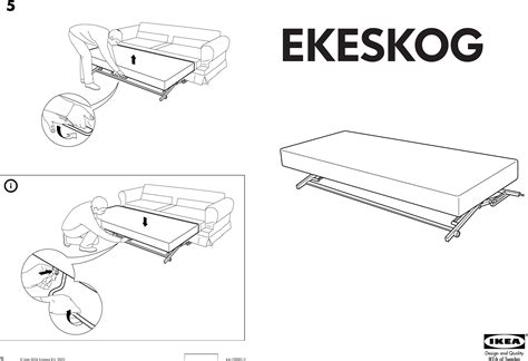 Ikea Ekeskog Bed Mechanism Assembly Instruction