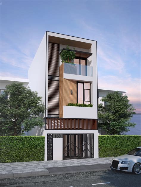 Coming up with a custom plan for your modern home is never easy. 50 Narrow Lot Houses That Transform A Skinny Exterior Into ...
