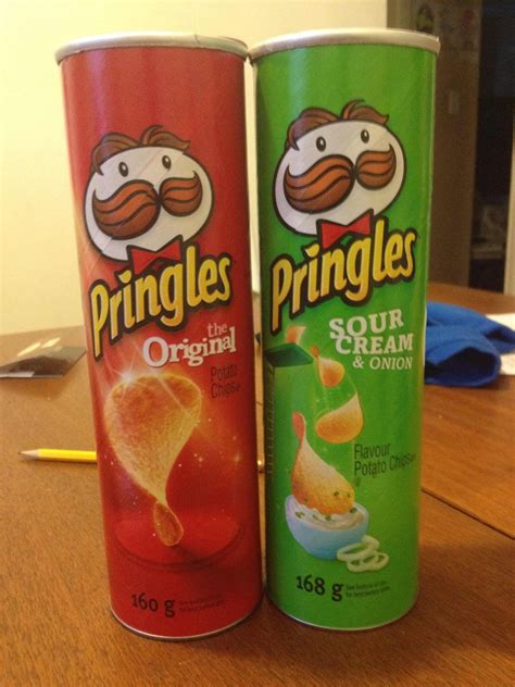 These Two Flavours Of Pringles Come In The Same Size Can But Weigh Slightly Differently R