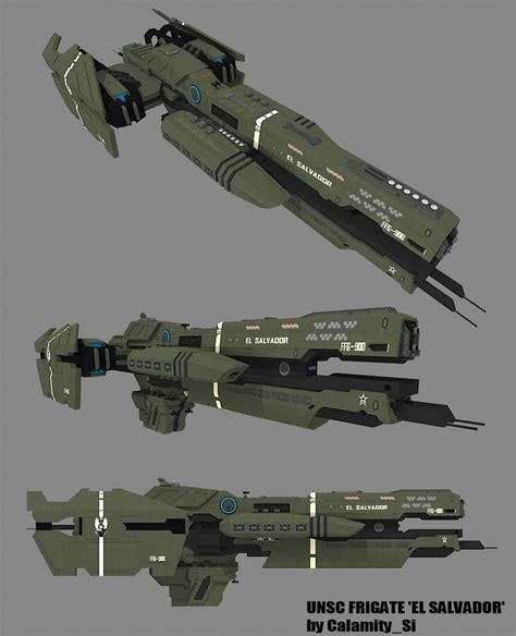 Unsc Frigate El Salvador By Calamitysi Starship Concept