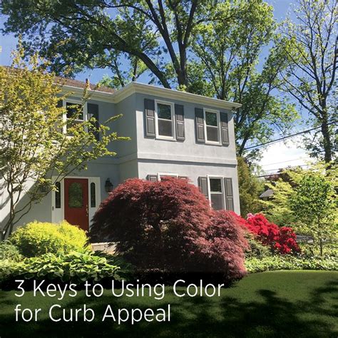 Keep your eye on your home's curb appeal, and you'll be proud of what your home. 3 Keys to Selecting Color for Curb Appeal | Exterior color ...