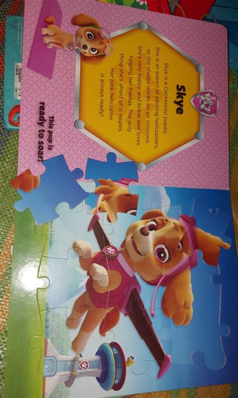 Paw Patrol Puzzles With Free Book Hobbies And Toys Books And Magazines