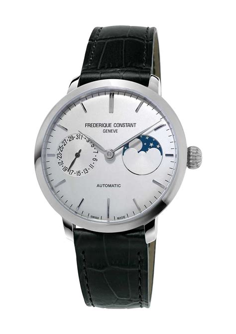 L'actualité des montres de luxe et de la haute horlogerie : Frederique Constant Slimline Moonphase Manufacture - Time ...