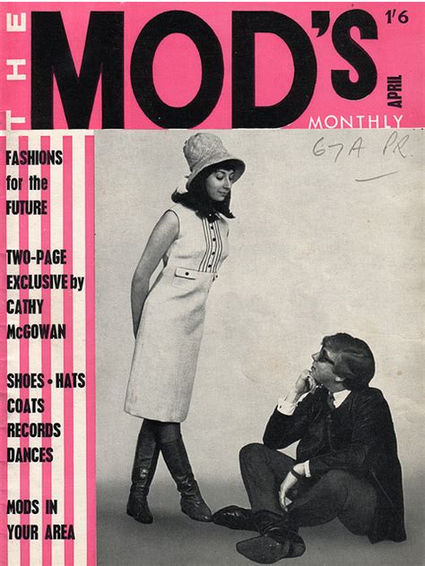 The Mods Monthly April 1964 Source Tin Trunk 1960s Mod Fashion