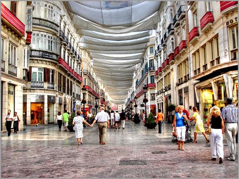 Lugares De Málaga Calle Marqués De Larios Interés Turístico Y Cultural
