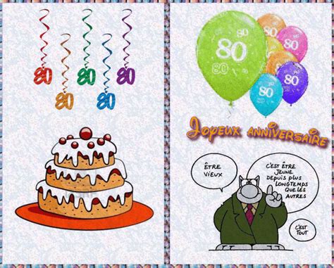 Carte Danniversaire 80 Ans Gratuite à Imprimer Anniversaire 80 Ans