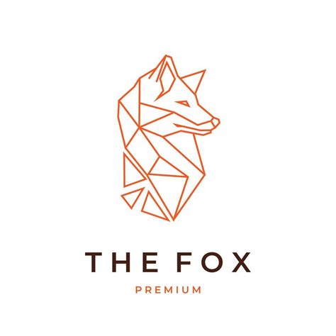Fox Geometric Line Illustration Logo 7814933 Vector Art At Vecteezy