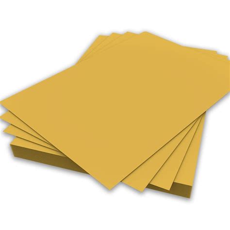 Buy A4 Golden Yellow Colour Paper 80gsm Sheets Double Sided Printer