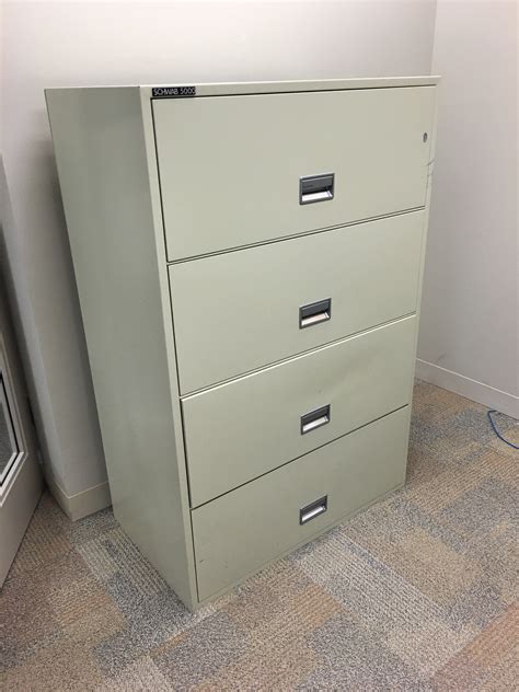 They are also available in many different colors, making it easy to select high quality and secure document storage equipment that meets your. SCHWAB 5000 FIREPROOF FILE CABINET, 4 DRAWER, SIZE: 36"W X ...