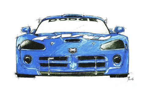 Dodge Viper Drawing At Explore Collection Of Dodge